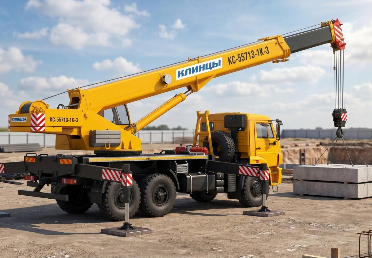 Автокран 25 тонн, 28 метров КС-55713-1К-3 Клинцы